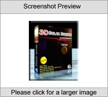 3D Solar System Screensaver Screenshot